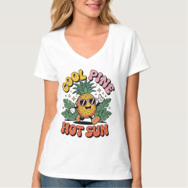 Camiseta Pine Legal Sol Quente Vibrações de Verão Retro