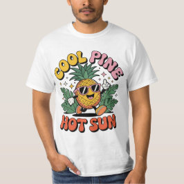 Camiseta Pine Legal Sol Quente Vibrações de Verão Retro