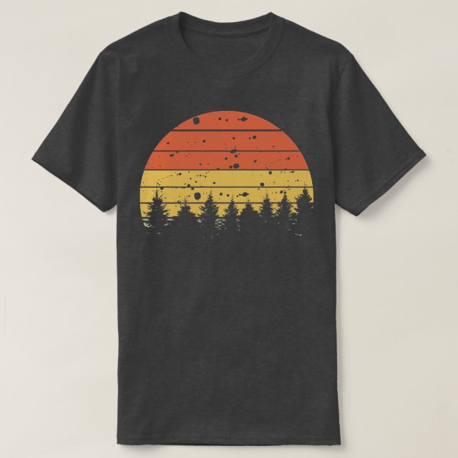 Camiseta Pine Tree - Silhueta Retroativa 4 (Frente do Design)