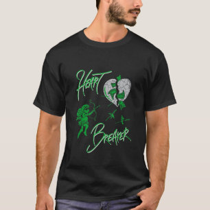 Camiseta Pine Verde 3s Teto Heart Breaker Streetwear 3 Pine