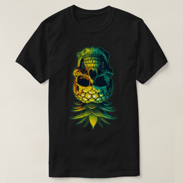 Camiseta Pineapo Balançando Engraçado Engraçado Pineapone d (Frente do Design)
