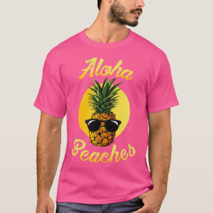 Camiseta Pineapple Aloha Beaches Hawaii Hawaiian Summer (4)