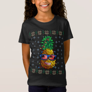 Camiseta Pineapple Christmas Lights Hawaii Lover