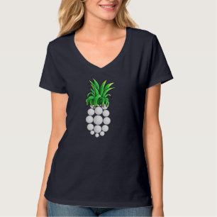 Camiseta Pineapple Golf Hawaiian Aloha Beach Gift Hawaii