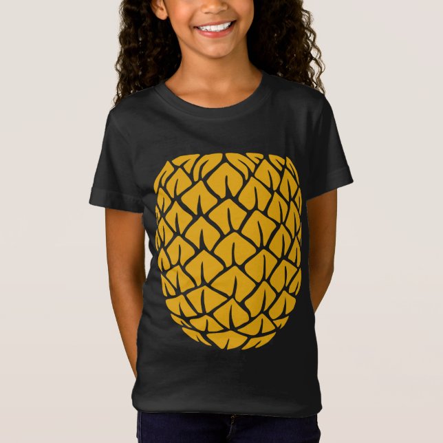 Camiseta Pineapple Halloween Figurume Cute Trendy Group Fru (Frente)