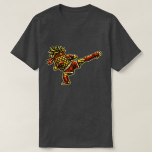 Camiseta Pineapple Kickboxer — Vintage Retro Street Fighter