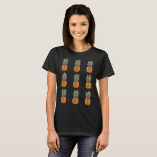 Camiseta Pineapple Pattern Women's, ZSSG T-Shirt