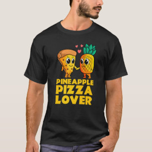 Camiseta Pineapple Pizza Cute Hawaiai Comida Snack