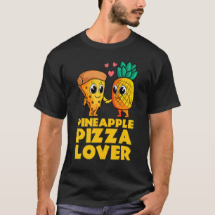 Camiseta Pineapple Pizza Cute Hawaiai Comida Snack