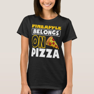 Camiseta Pineapple Pizza Havaiana Comida Snack