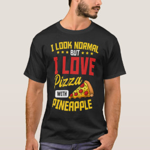Camiseta Pineapple Pizza Havaiana Comida Snack