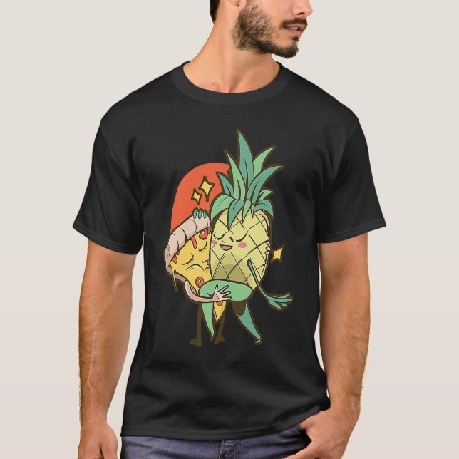 Camiseta Pineapple Pizza   Pizza day Pizza Hawaii (Frente)