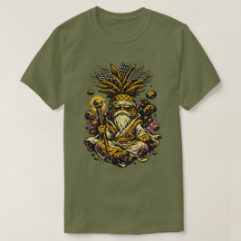 Camiseta Pineapple Space Sensei — Mestre Cósmico Vintage 