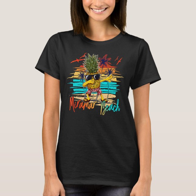 Camiseta Pineapple Sunglass Dabbing Miramar Beach (Frente)