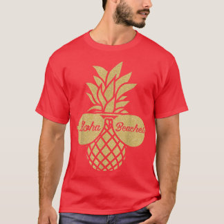 Camiseta Pineapple Sunglass TAloha Beaches Havaí havaiano