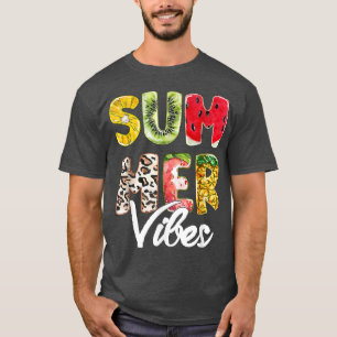 Camiseta Pineapple Watermelon Summer Vibes Family Trip Matc