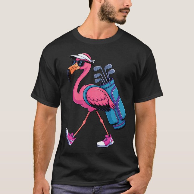 Camiseta Ping Flamingo Golf Sunglasses Woman Ladies Men Gol (Frente)