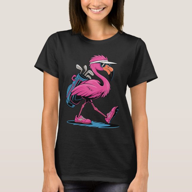 Camiseta Ping Flamingo Golf Sungles Woman Ladies Men Golf L (Frente)