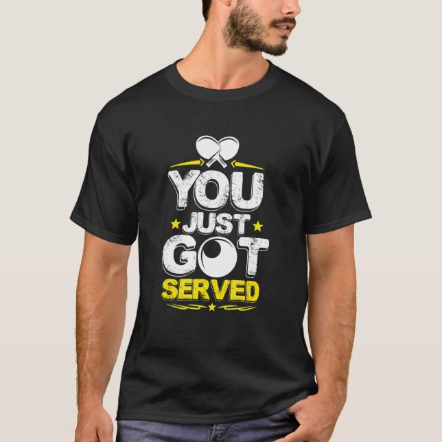 Camiseta Ping Pong - Acabou De Ser Servido (Frente)