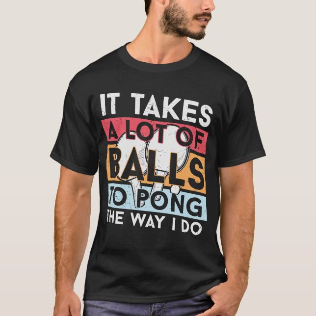 Camiseta Ping Pong - Citação Engraçada (Frente)