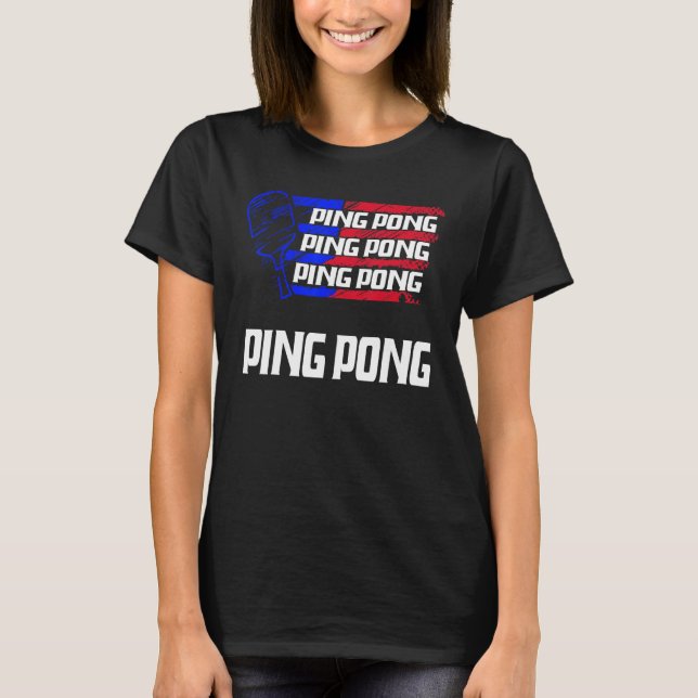 Camiseta Ping pong Flag (Frente)
