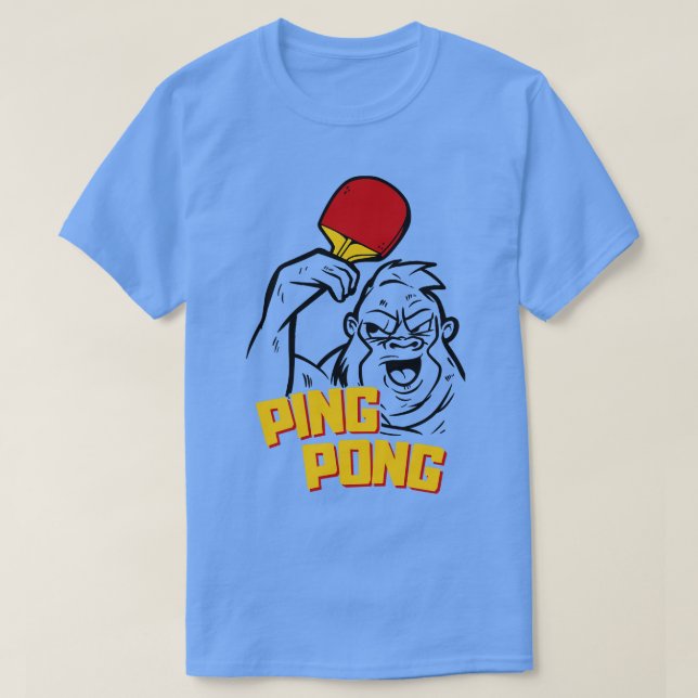 Camiseta Ping Pong Gorilla (Frente do Design)
