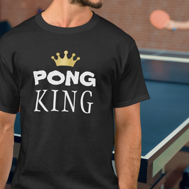 Camiseta PING PONG KING Dourada Crown (Criador carregado)
