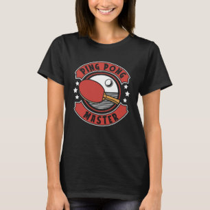 Camiseta Ping Pong Master Balls Mesa Tênis de de de Paddles
