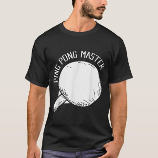 Camiseta Ping Pong Master Funny Say Tênis