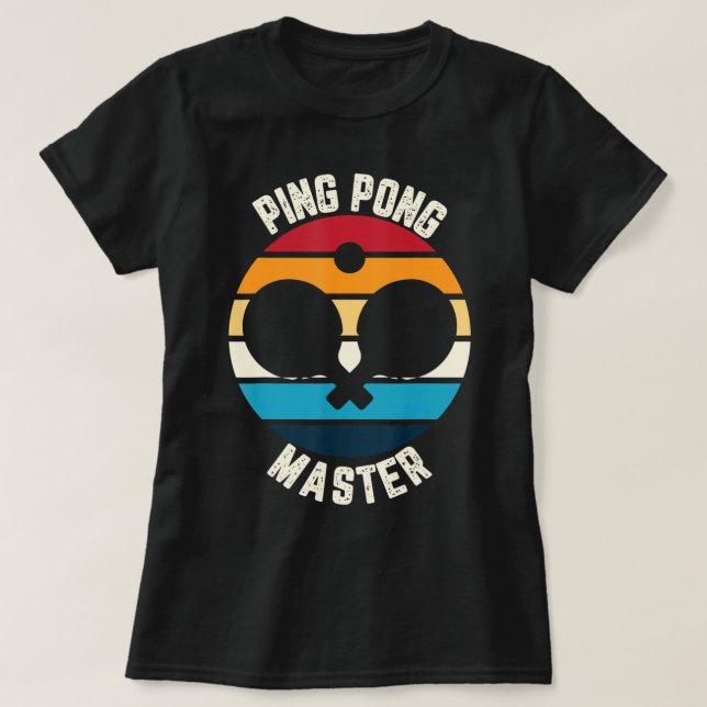 Camiseta Ping Pong Master Table Tennis  (Frente do Design)