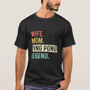 Camiseta Ping Pong Mesa Tênis esportes esposa mãe ping pong