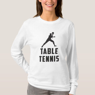 Camiseta Ping Pong Mesa Tênis Paddle Player Ideia do presen