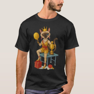 Camiseta Ping Pong Natal temido para amantes de gatos