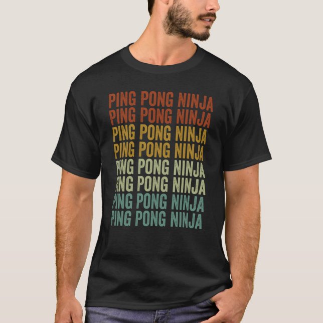 Camiseta Ping Pong Ninja Mesa Tênis Ping Pong Ninja (Frente)
