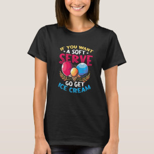 Camiseta Ping Pong Soft Serve Go Get Sorvete Mesa