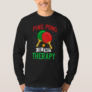 Camiseta Ping Pong - Tênis do jogador de Mesa do pino - Jog