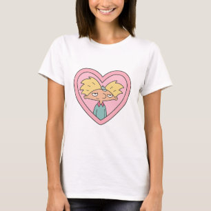 Camiseta Pingente de Coração com Crush dos Anos 90 — Adesiv