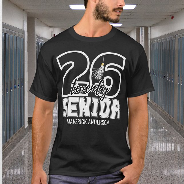 Camiseta Pingente de Formatura da Turma de 2026 (Criador carregado)