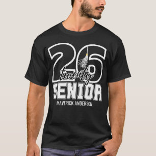 Camiseta Pingente de Formatura da Turma de 2026