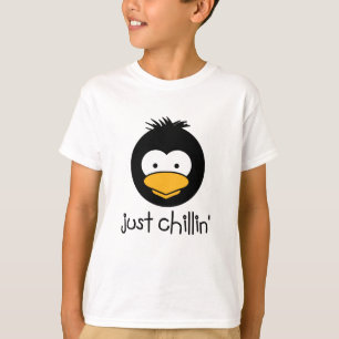 Camiseta pinguim apenas relaxando