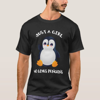 Camiseta Pinguim Apenas Um Que Ama Pinguins