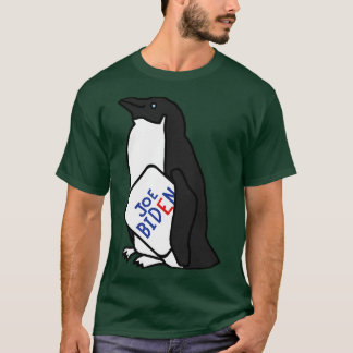 Camiseta Pinguim-apoiante com Sinal de Joe