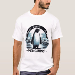 Camiseta Pinguim - Apoio à Consciência Ambiental do Oceano