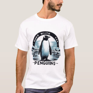Camiseta Pinguim - Apoio à Consciência Ambiental do Oceano