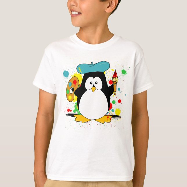 Camiseta Pinguim Artístico (Frente)