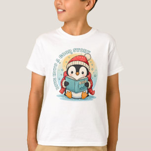 Camiseta Pinguim Aventura de Histórias Mágicas para Criança