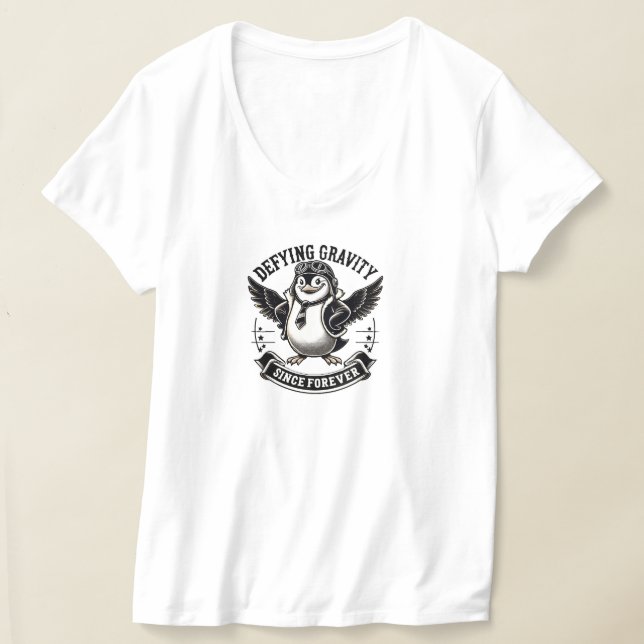 Camiseta Pinguim Aviador (Postura )
