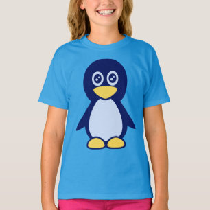 Camiseta Pinguim Azul Pequeno