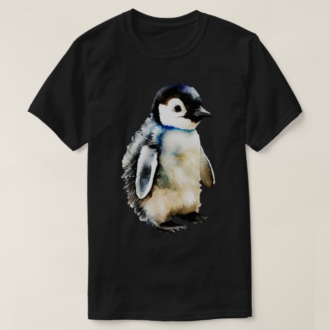 Camiseta Pinguim bebê (Frente do Design)
