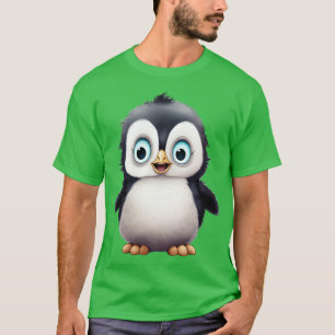 Camiseta Pinguim bebê bonito 3
